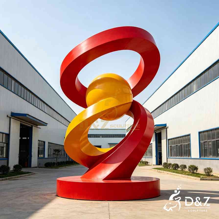 Metal Ring Sculpture 5