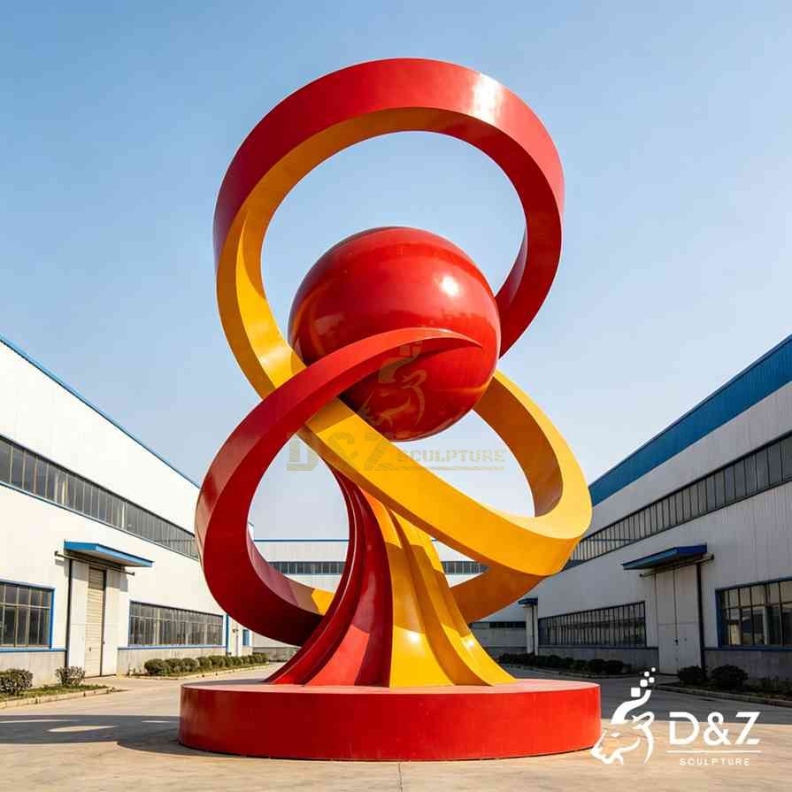 Metal Ring Sculpture 6