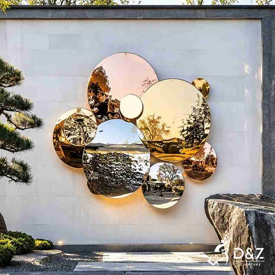 Metal Circle Wall Sculpture 3 Metal Circle Wall Sculpture 3