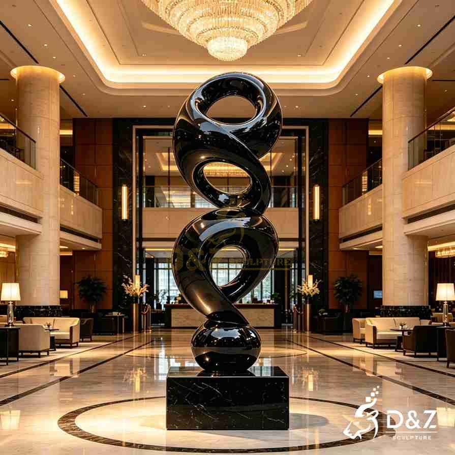 Round Sculpture on Stand 5