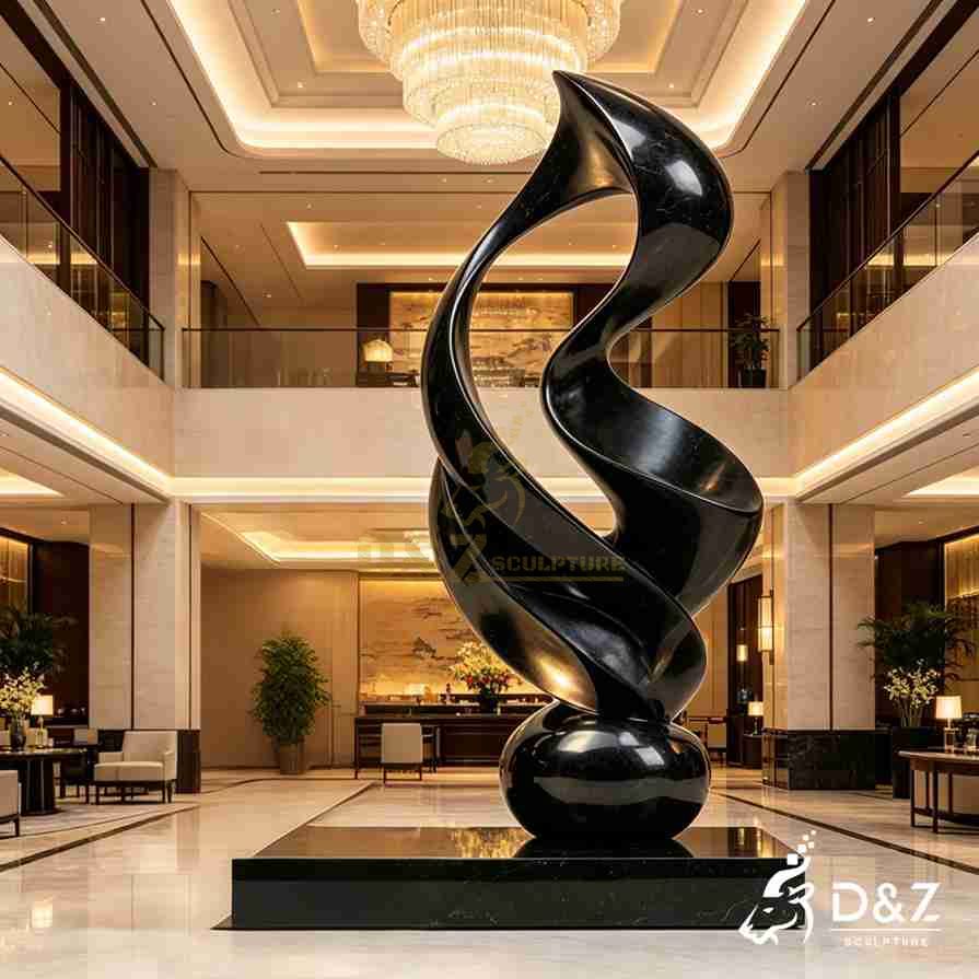 Round Sculpture on Stand 6