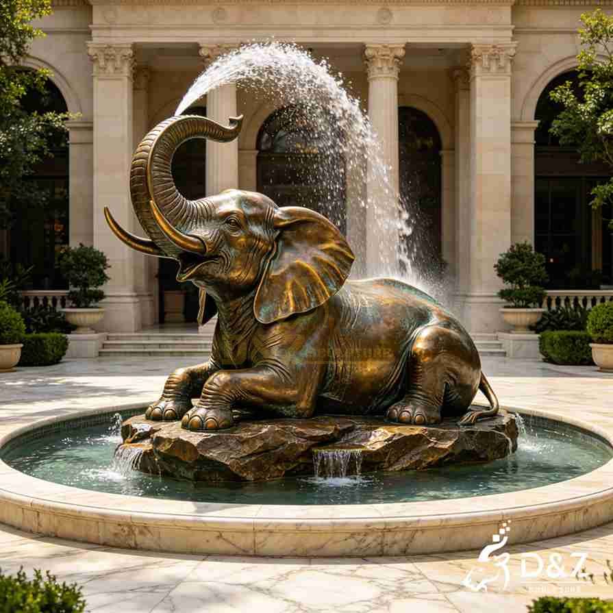 Bronze Elephant Fountain 1 Bronze Elephant Fountain 1