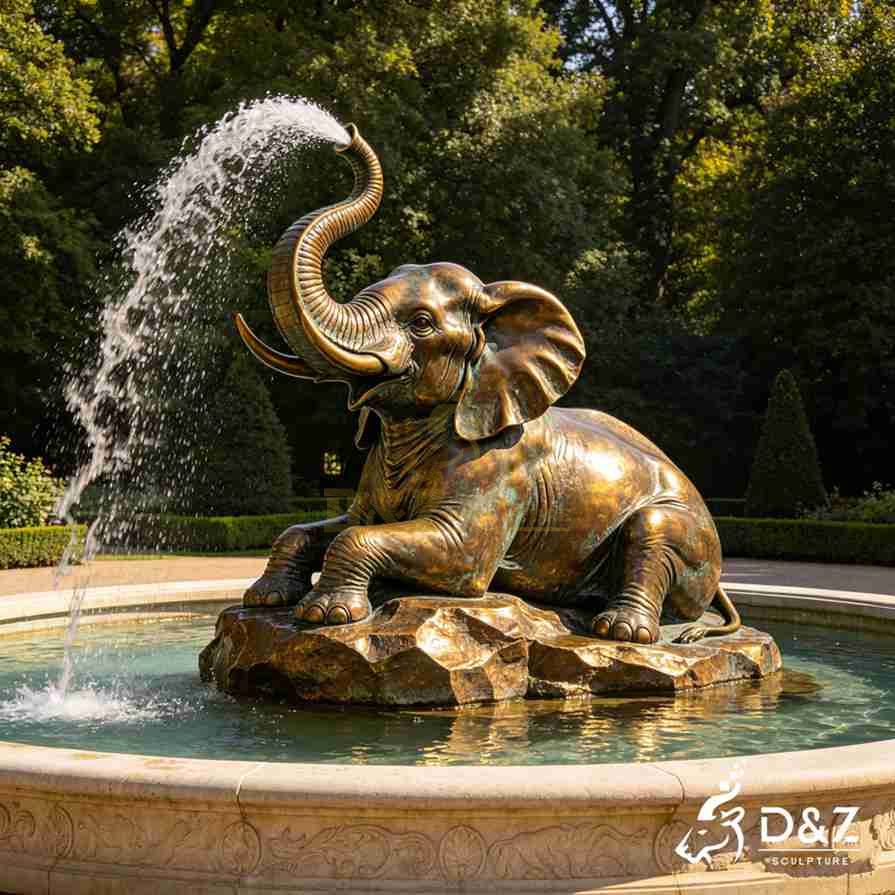 Bronze Elephant Fountain 2 Bronze Elephant Fountain 2