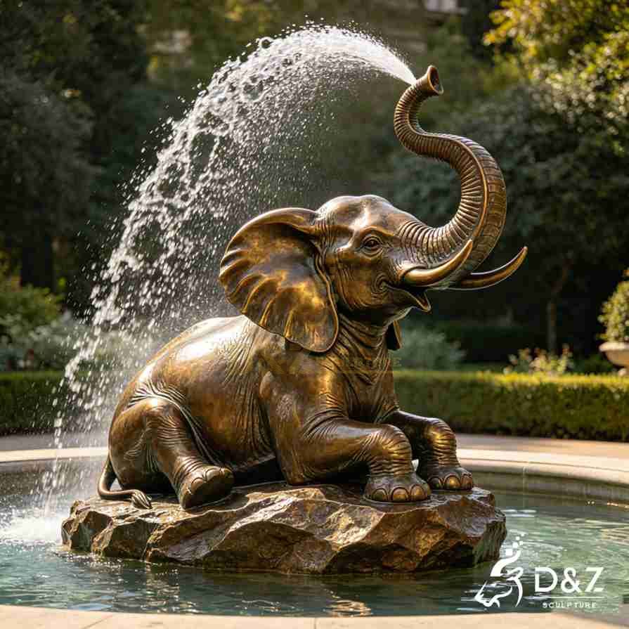 Bronze Elephant Fountain 3 Bronze Elephant Fountain 3