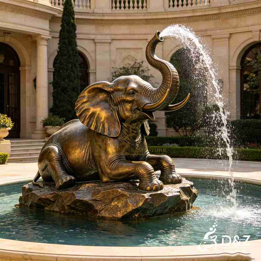 Bronze Elephant Fountain 5 Bronze Elephant Fountain 5