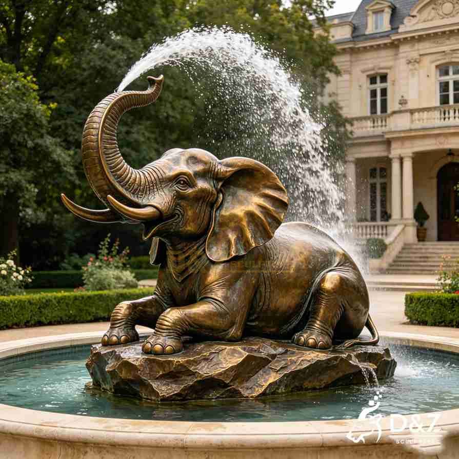 Bronze Elephant Fountain 5 Bronze Elephant Fountain 5
