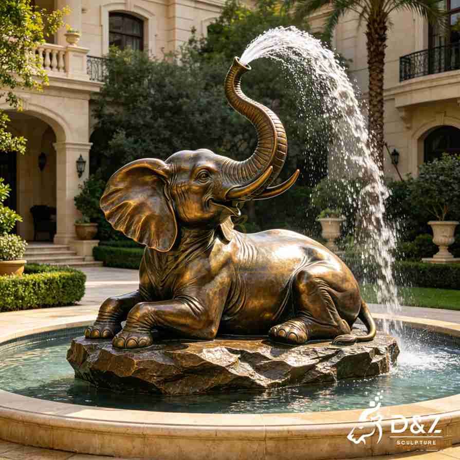 Bronze Elephant Fountain 6 Bronze Elephant Fountain 6