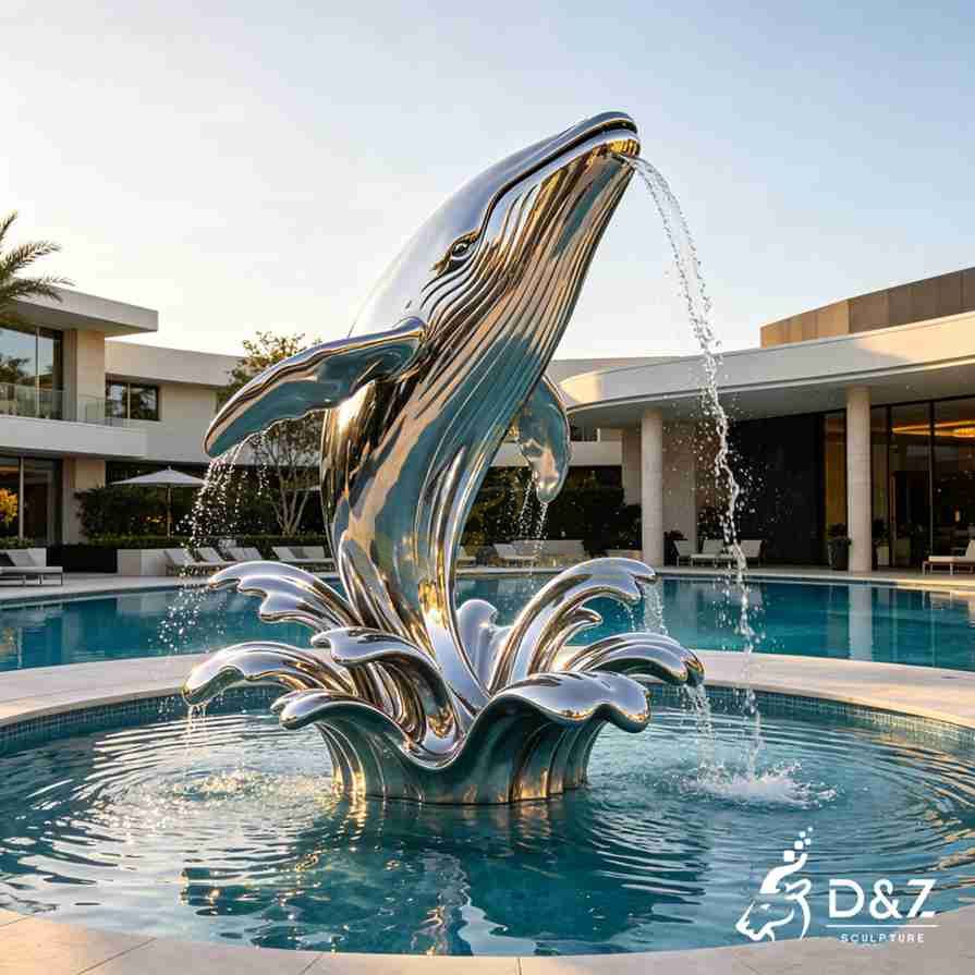 Whale Water Fountain 1