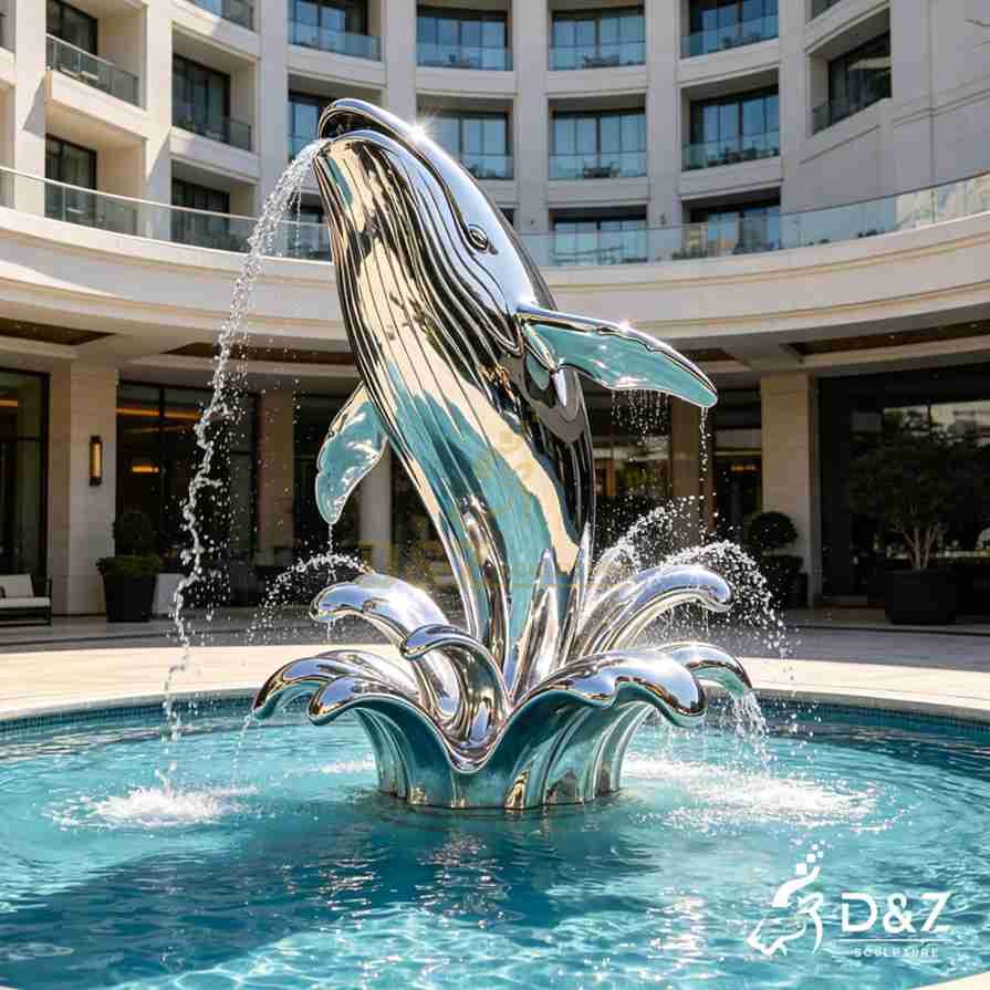 Whale Water Fountain 5
