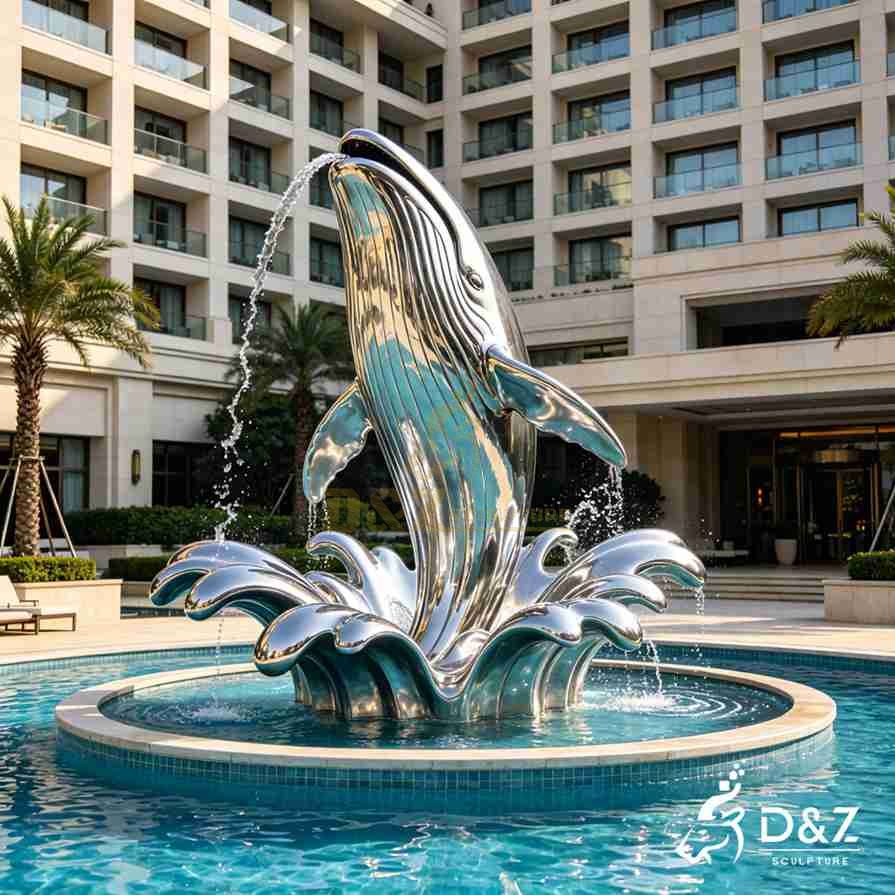 Whale Water Fountain 6