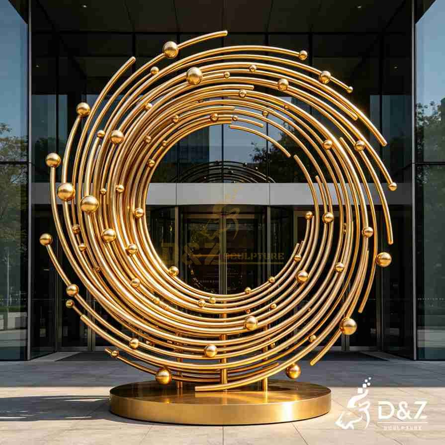 Gold Ring Sculpture 5 Gold Ring Sculpture 5