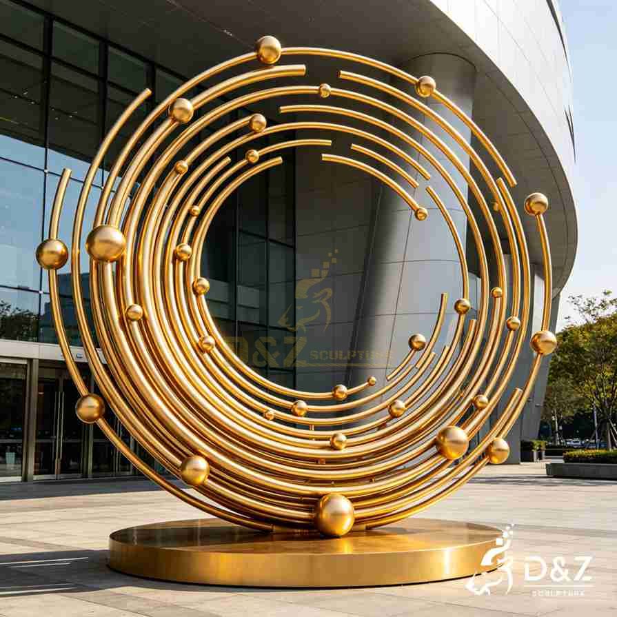 Gold Ring Sculpture 6 Gold Ring Sculpture 6