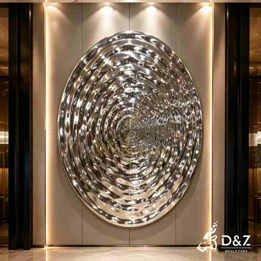 30-2 Large Modern Metal Round