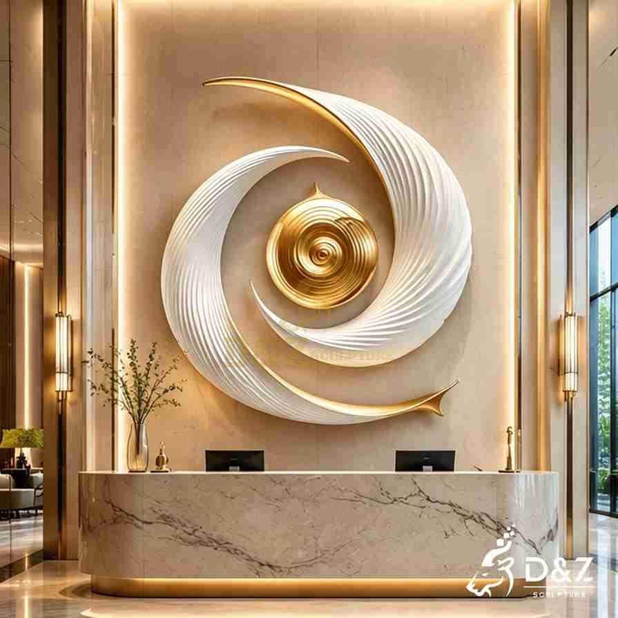 30-6 Large Modern Metal Round