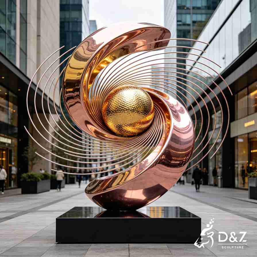 30-8 Large Modern Metal Round