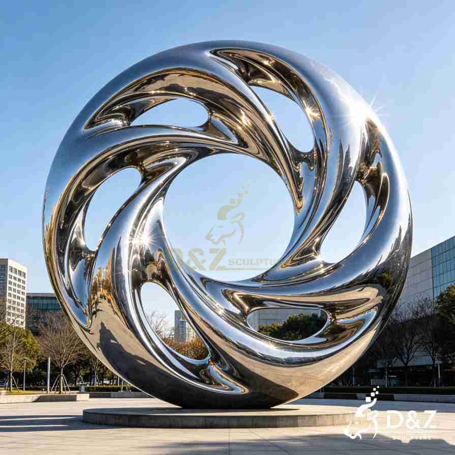 30-13 Large Modern Metal Round