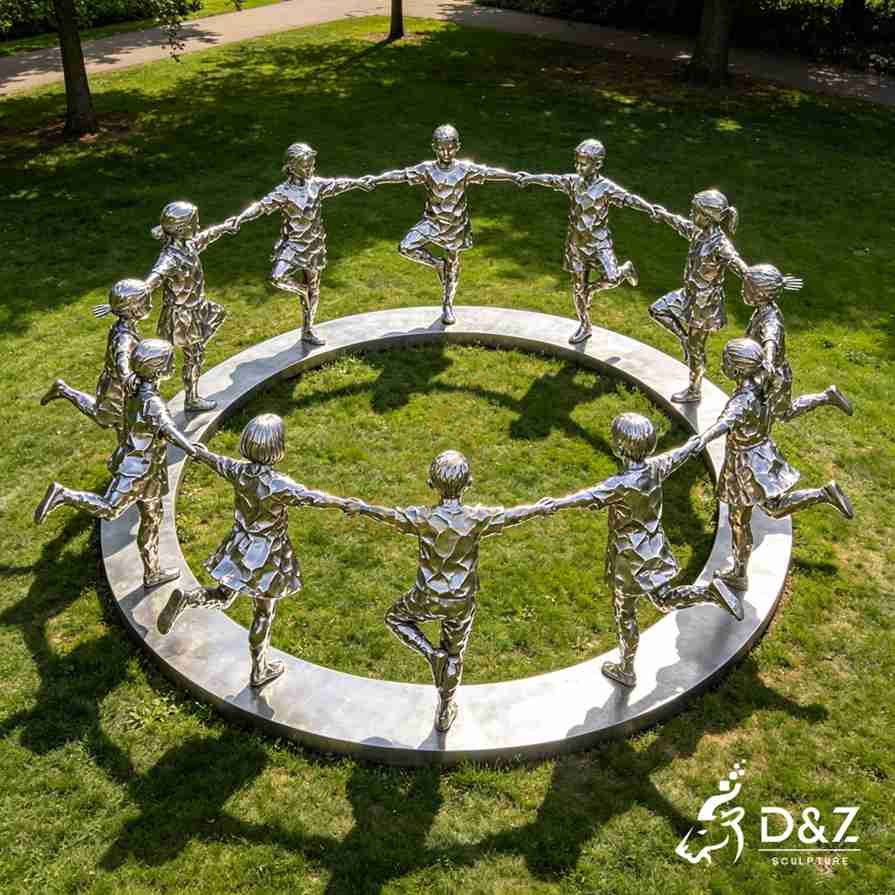30-21 Large Modern Metal Round