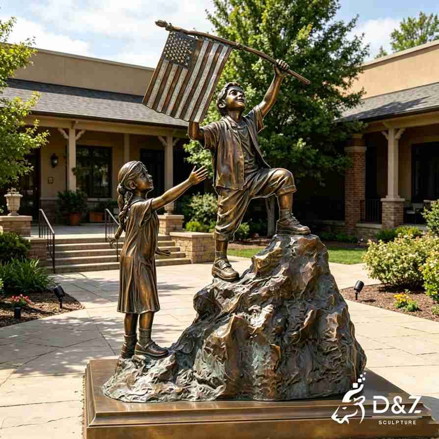 Outdoor yard patriotic garden lawn statues Outdoor yard patriotic garden lawn statues