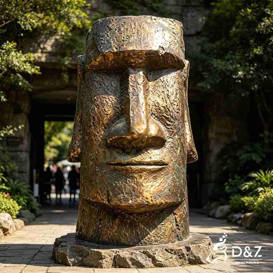 20-9 Large Bronze Rock Sculptures