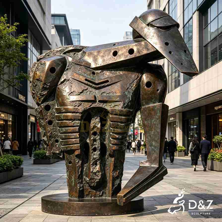 20-14 Large Bronze Rock Sculptures