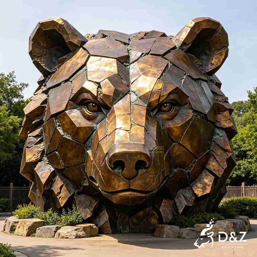 20-20 Large Bronze Rock Sculptures