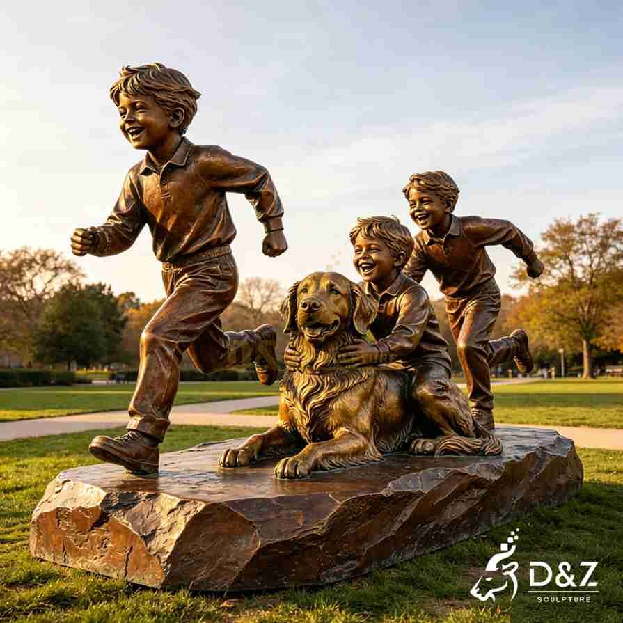 Bronze Children Statues 6 Bronze Children Statues 6