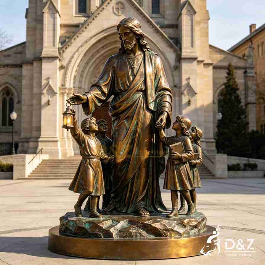 Jesus with Children Statue 5 Jesus with Children Statue 5