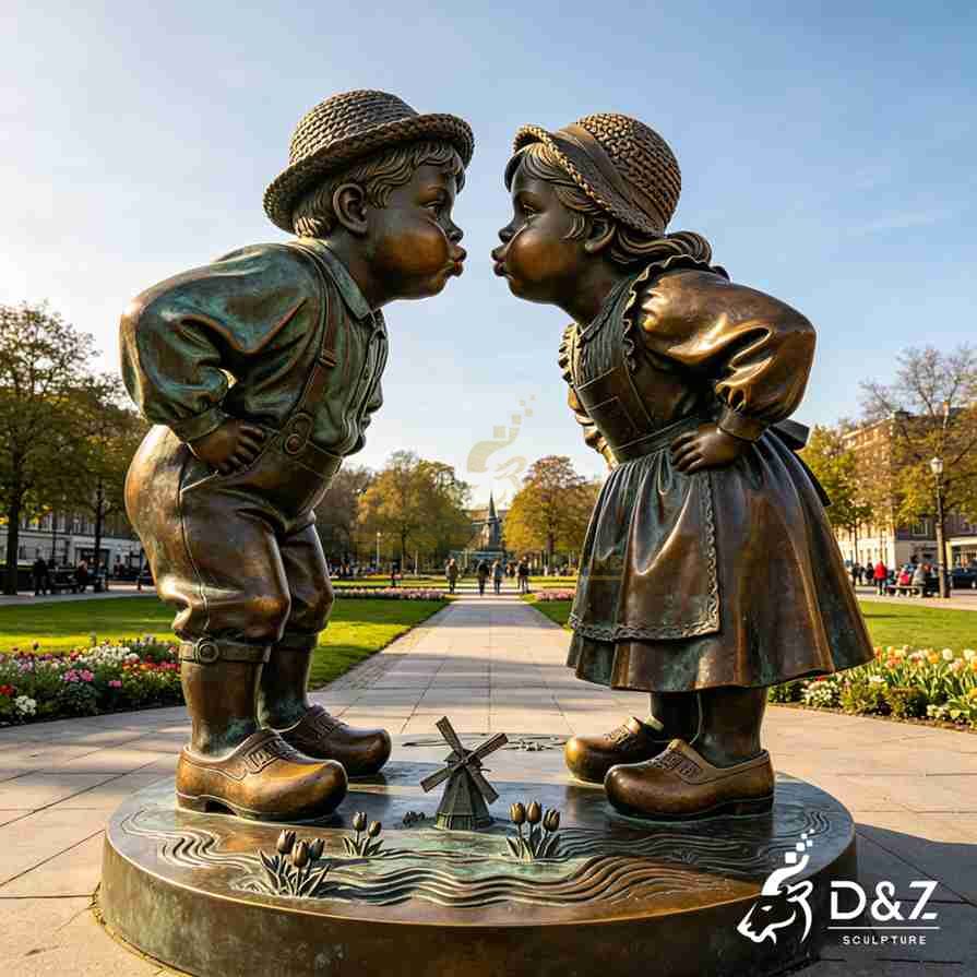 Dutch Boy and Girl Kissing Statue 5 Dutch Boy and Girl Kissing Statue 5