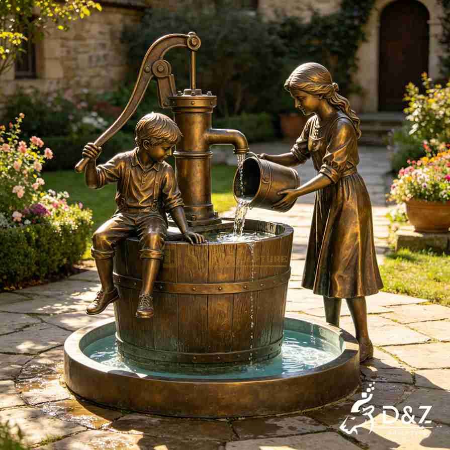 Boy and Girl Fountain 4 Boy and Girl Fountain 4
