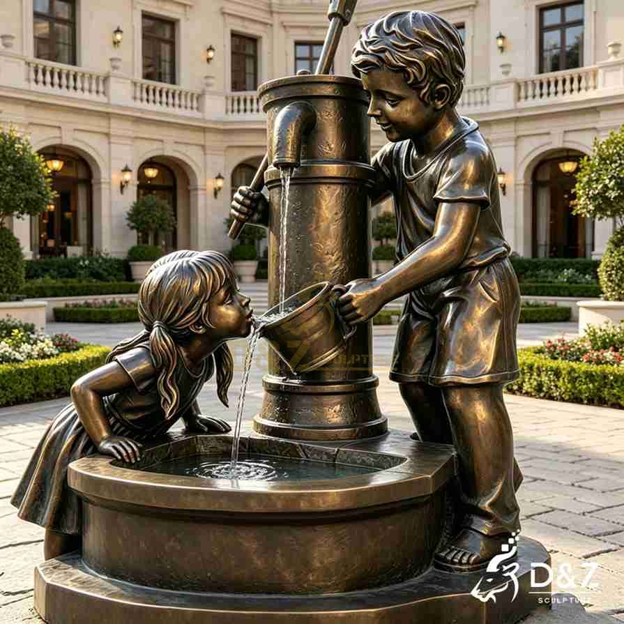 Boy and Girl Fountain 5 Boy and Girl Fountain 5