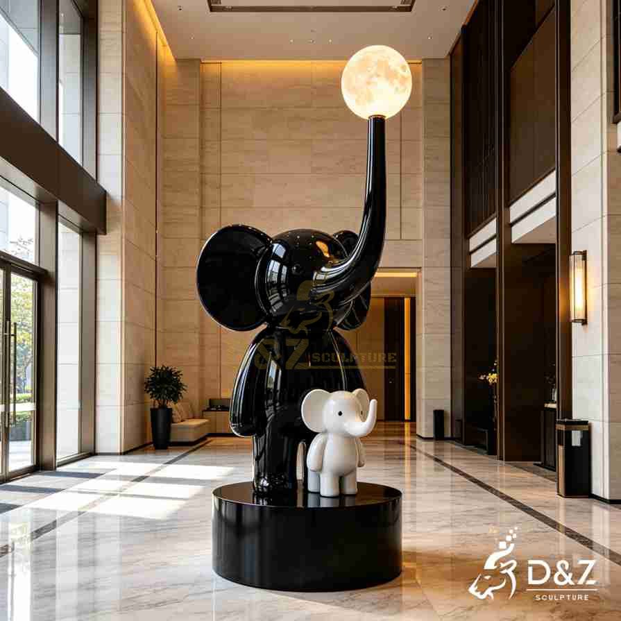 Elephant Sculpture Floor Lamp 5 Elephant Sculpture Floor Lamp 5