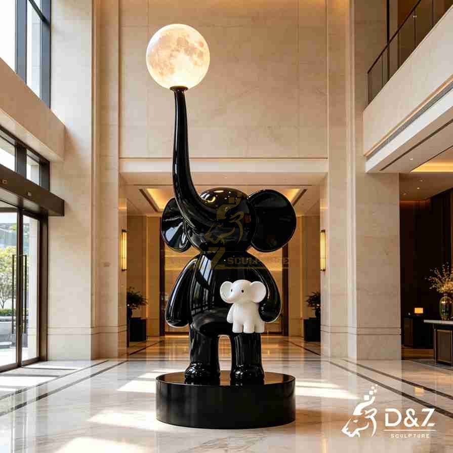 Elephant Sculpture Floor Lamp 6 Elephant Sculpture Floor Lamp 6