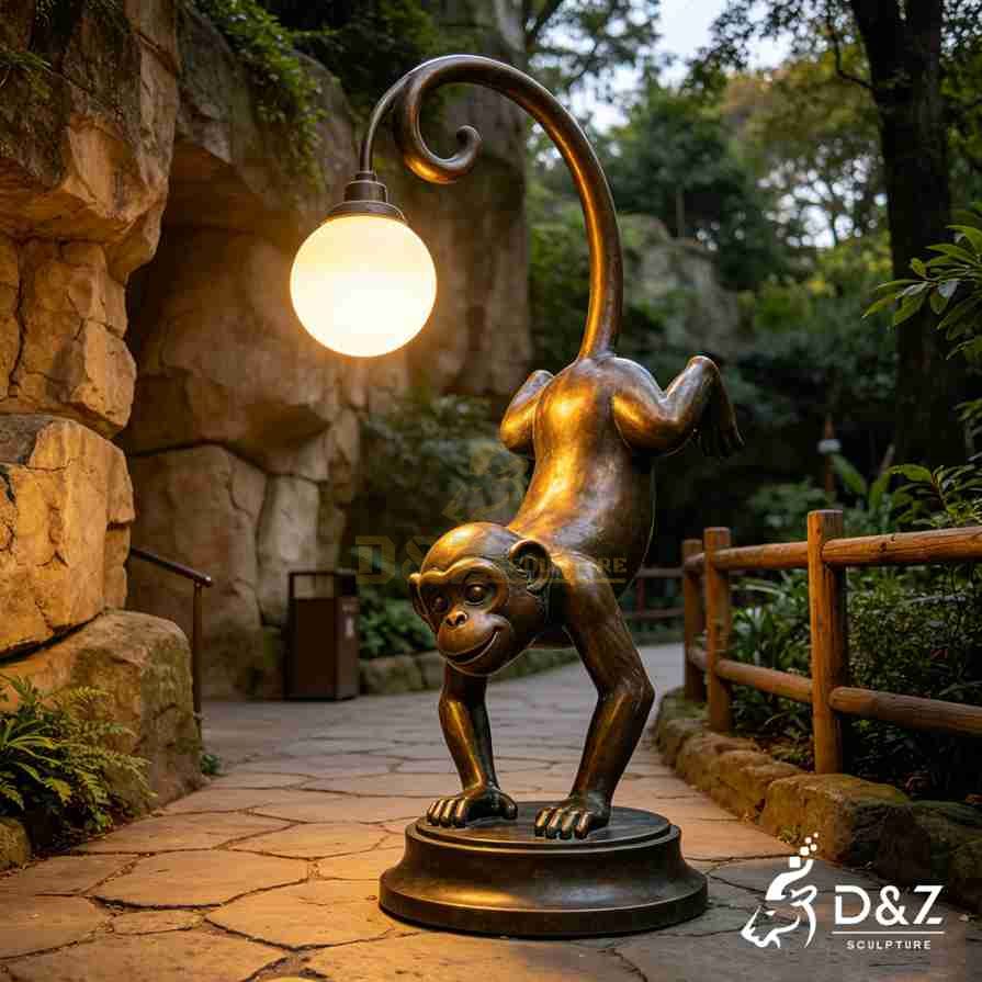 Bronze Monkey Floor Lamp 1 Bronze Monkey Floor Lamp 1