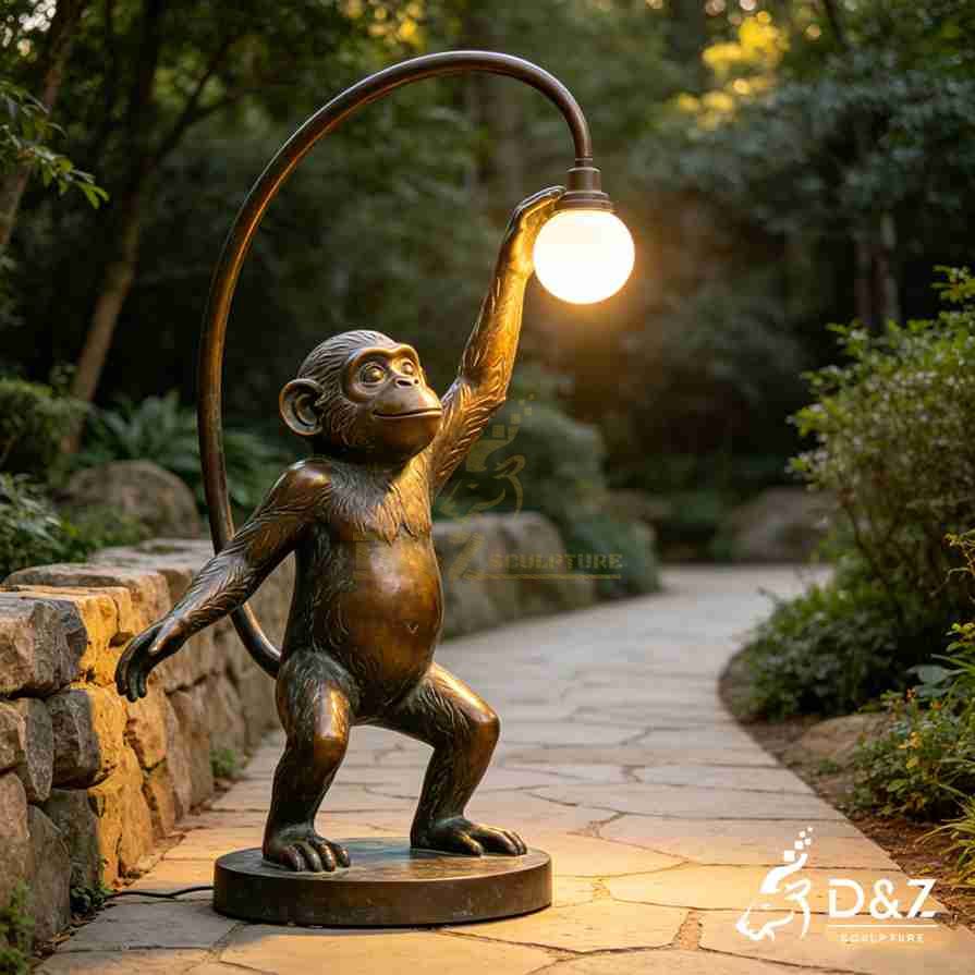 Bronze Monkey Floor Lamp 2 Bronze Monkey Floor Lamp 2