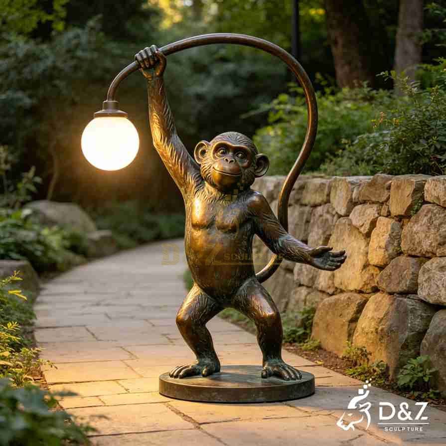 Bronze Monkey Floor Lamp 3 Bronze Monkey Floor Lamp 3