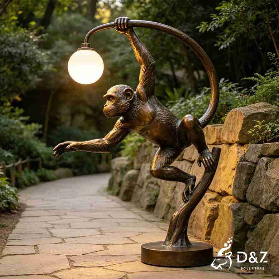 Bronze Monkey Floor Lamp 4 Bronze Monkey Floor Lamp 4