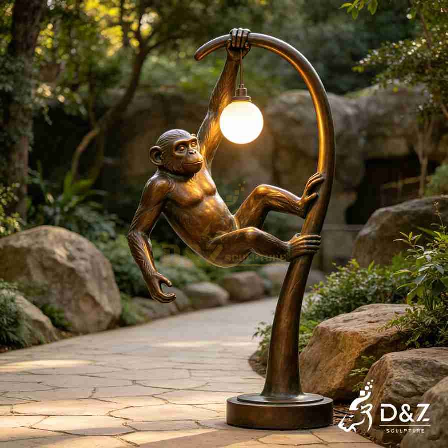 Bronze Monkey Floor Lamp 5 Bronze Monkey Floor Lamp 5