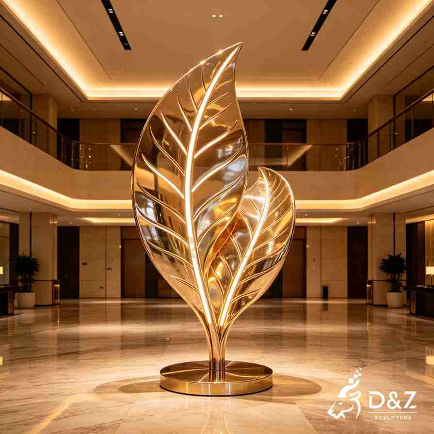 Metal Leaf Floor Lamp 3