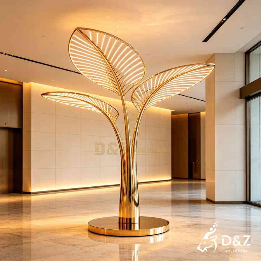 Metal Leaf Floor Lamp 5