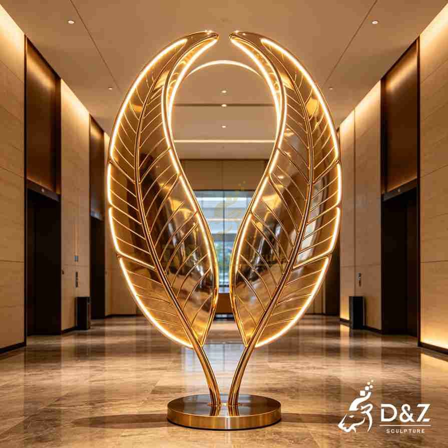 Metal Leaf Floor Lamp 6
