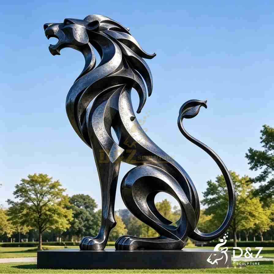 Abstract Lion Sculpture 4 Abstract Lion Sculpture 4