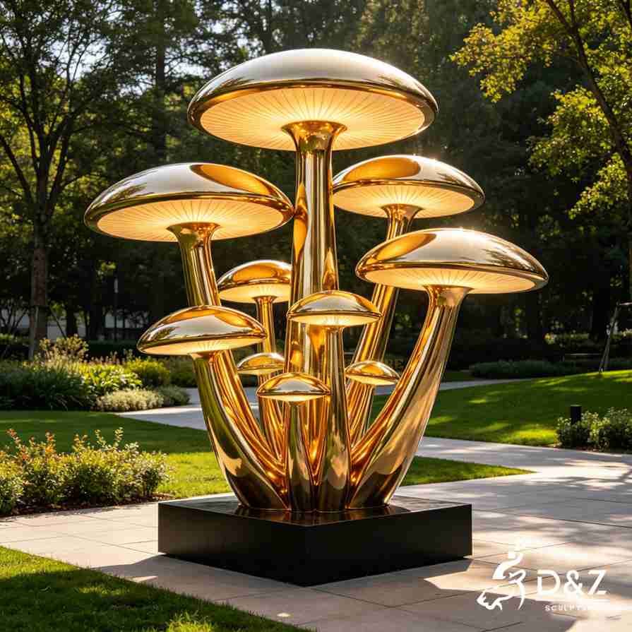 Gold Mushroom Floor Lamp 1 Gold Mushroom Floor Lamp 1