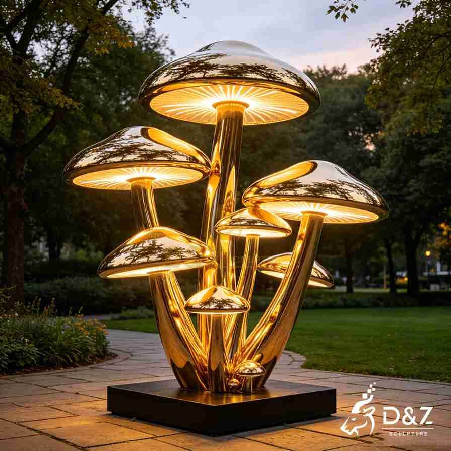 Gold Mushroom Floor Lamp 3 Gold Mushroom Floor Lamp 3