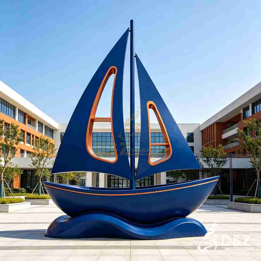 Abstract Sailboat Sculpture 1 Abstract Sailboat Sculpture 1