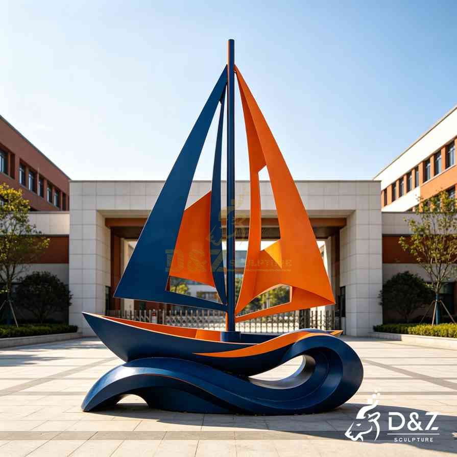 Abstract Sailboat Sculpture 2 Abstract Sailboat Sculpture 2
