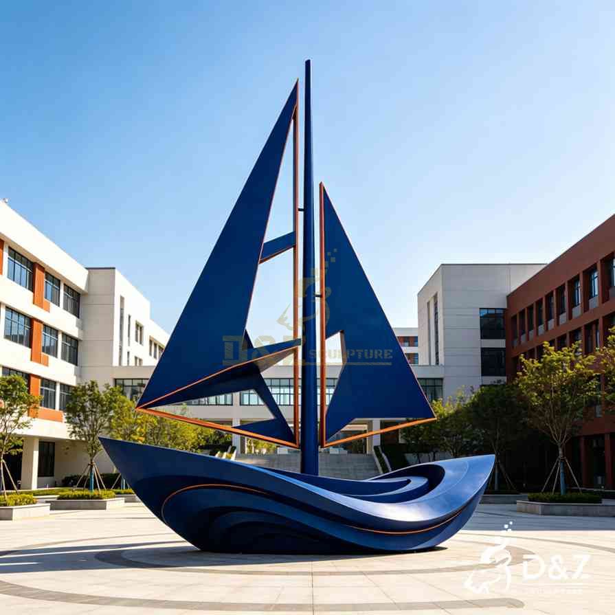 Abstract Sailboat Sculpture 3 Abstract Sailboat Sculpture 3