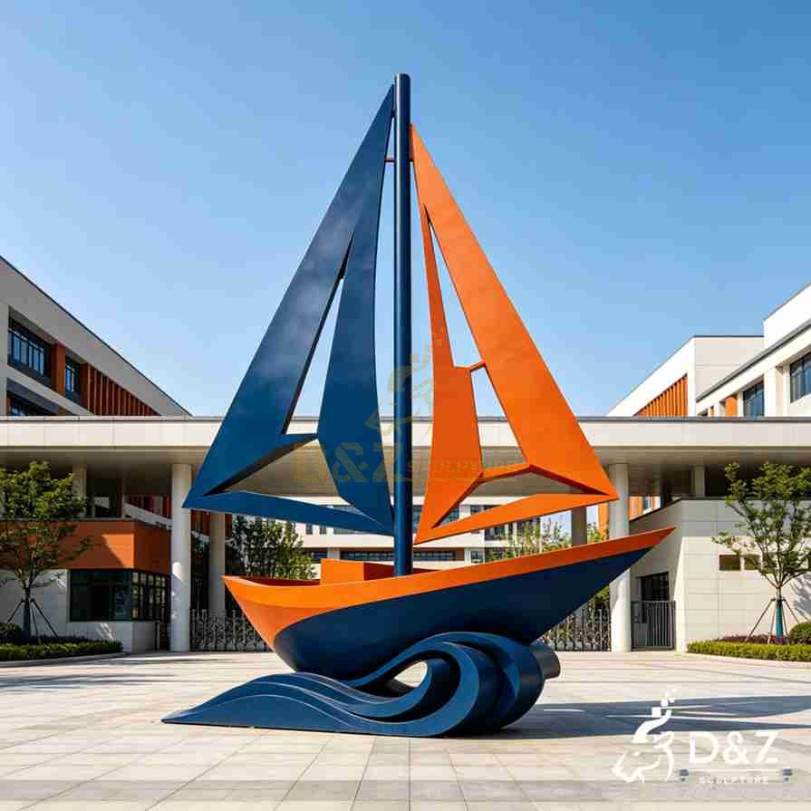 Abstract Sailboat Sculpture 4 Abstract Sailboat Sculpture 4