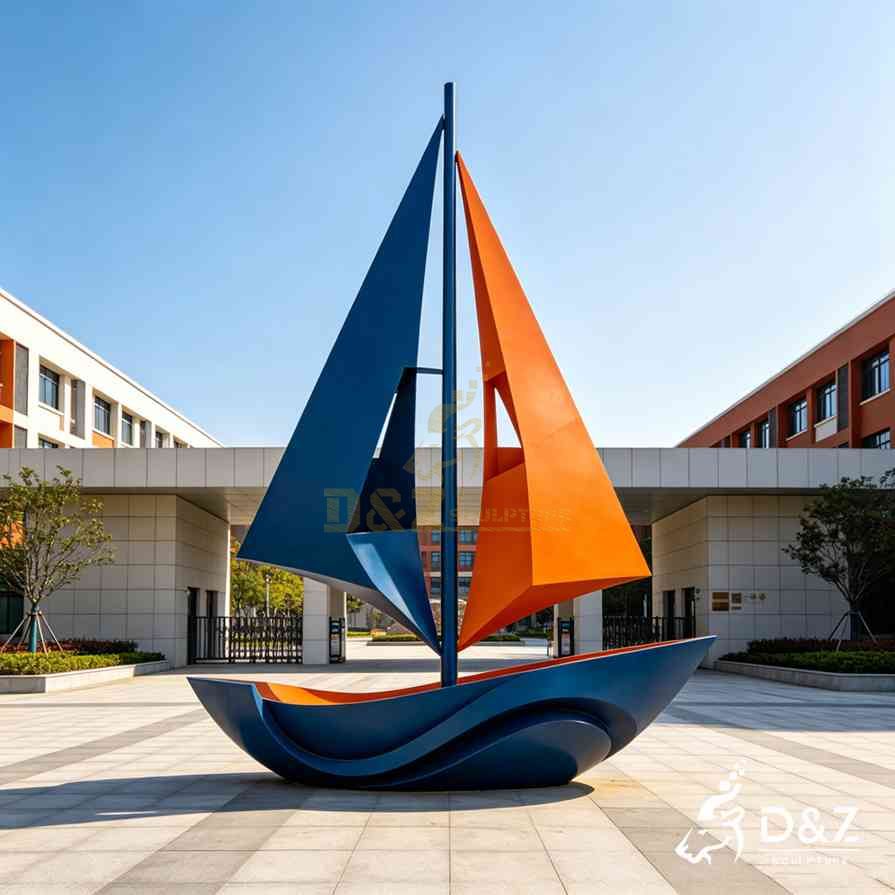 Abstract Sailboat Sculpture 5 Abstract Sailboat Sculpture 5