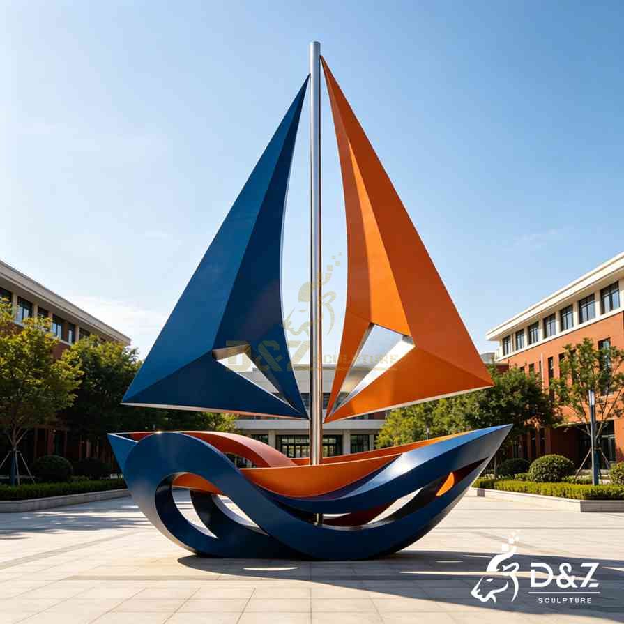 Abstract Sailboat Sculpture 6 Abstract Sailboat Sculpture 6