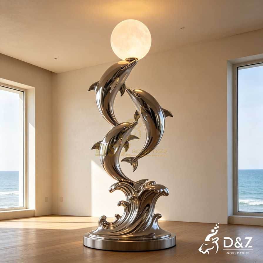 Dolphin Floor Lamp 1 Dolphin Floor Lamp 1